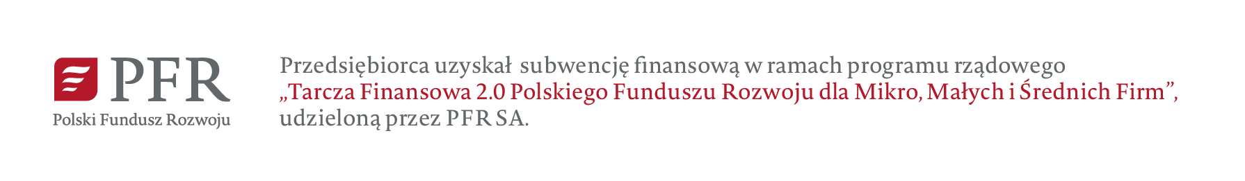 PFR - Polski Fundusz Rozwoju